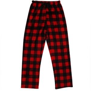 NEW!! Juniors Red & Black Buffalo Plaid Flannel Lounge Pants-Medium (NWT)